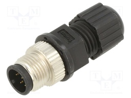 Plug; M12; PIN: 8; male; A code-DeviceNet / CANopen; for cable