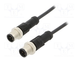 Cable: for sensors/automation; PIN: 4; M12-M12; D code-Ethernet