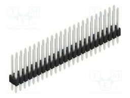 Connector: pin strips; pin header; male; PIN: 48; 1.27mm; THT; 2x24