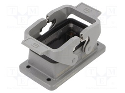 Enclosure: for HDC connectors; Han® B,Rear Fit; size 10B; IP65