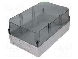 Enclosure: junction box; X:300mm; Y:450mm; Z:209mm; polycarbonate