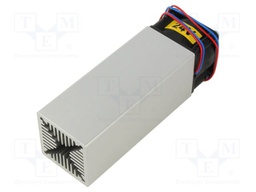 Heatsink: extruded; natural; L: 100mm; W: 40mm; H: 40mm; 1.1K/W; 24VDC