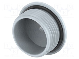 Stopper; polyamide; grey; IP68; Entrelec; Gland: PG16; 10mm