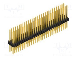 Connector: pin strips; pin header; male; PIN: 60; 1.27mm; THT; 2x30