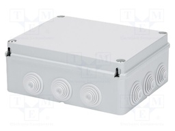 Enclosure: junction box; X: 215.5mm; Y: 270.5mm; Z: 98mm; wall mount