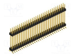 Connector: pin strips; pin header; male; PIN: 60; 2.54mm; SMT; 2x30