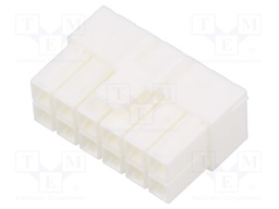 Plug; wire-wire/PCB; female; PIN: 12; w/o contacts; for cable; 600V