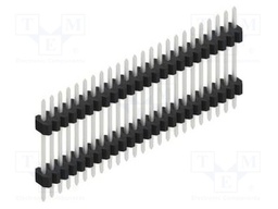 Connector: pin strips; pin header; male; PIN: 24; 1.27mm; THT; 1x24