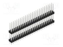 Connector: pin strips; pin header; male; PIN: 50; 2.54mm; THT; 2x25