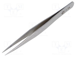 Tweezers; 120mm; for precision works; Blade tip shape: sharp
