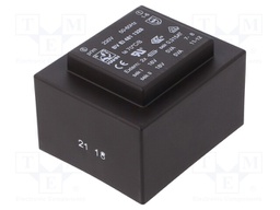 Transformer: encapsulated; 10VA; 230VAC; 18V; 18V; 278mA; 278mA