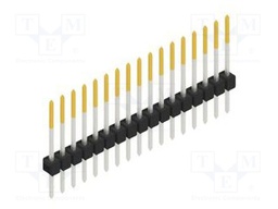 Connector: pin strips; pin header; male; PIN: 17; 2.54mm; THT; 1x17