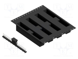 Connector: pin strips; pin header; male; PIN: 20; 2.54mm; SMT; 1x20