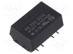 Converter: DC/DC; 0.25W; Uin: 4.5÷5.5V; Uout: 15VDC; Uout2: -15VDC