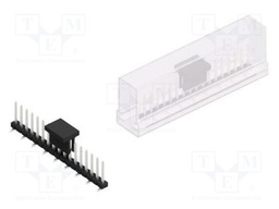 Connector: pin strips; pin header; male; PIN: 17; 2mm; SMT; 1x17