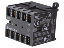 Contactor: 4-pole; NO x4; 220÷240VAC; 6A; B6; screw terminals