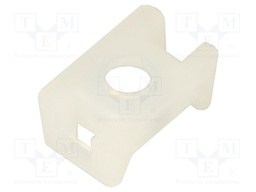 Holder; screw; polyamide; natural; Ht: 5.8mm; L: 13mm; Width: 8mm
