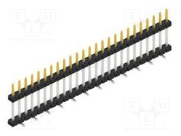 Connector: pin strips; pin header; male; PIN: 25; 2mm; SMT; 1x25