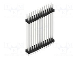 Connector: pin strips; pin header; male; PIN: 24; 2.54mm; THT; 2x12