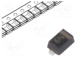 Diode: transil; 180W; 6.2V; 10A; unidirectional; SOD523