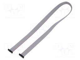 Ribbon cable with IDC connectors; Tape ph: 0.64mm; 609.6mm