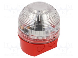 Signaller: lighting; flashing light; red; Sonos; 10÷60VDC; IP65