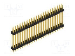 Connector: pin strips; pin header; male; PIN: 58; 2.54mm; THT; 2x29