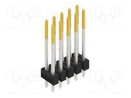 Connector: pin strips; pin header; male; PIN: 10; 2.54mm; THT; 2x5