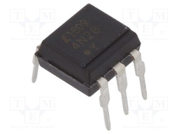 Optocoupler; THT; Channels: 1; Out: transistor; Uinsul: 0.5kV; DIP6