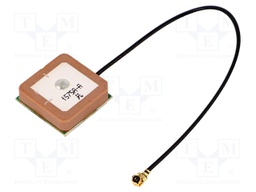 Antenna; GPS; 2dBi; RHCP; Mounting: for building in; 50Ω; 1,575GHz