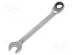 Wrench; combination spanner; 16mm; chromium plated steel