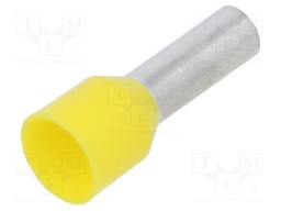 Tip: bootlace ferrule; insulated; copper; 6mm2; 10mm; tinned