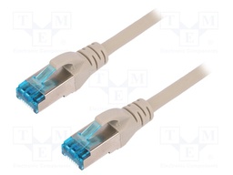 Patch cord; F/UTP; 5e; stranded; Cu; PVC; grey; 7m; 26AWG
