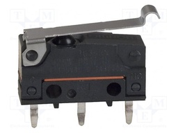 Microswitch SNAP ACTION; with lever with roller simulation