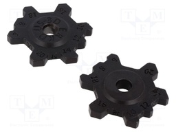 Crimping jaws; ring tube terminal,butt non-insulated splice