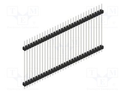 Connector: pin strips; pin header; male; PIN: 31; 2.54mm; THT; 1x31