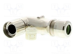 Accessories: I/O connector; signal; Type: angled; Thread: M23