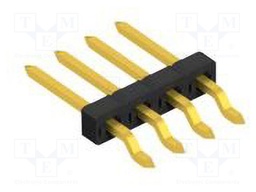 Connector: pin strips; pin header; male; PIN: 4; 2mm; SMT; 1x4; 100V