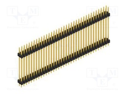 Connector: pin strips; pin header; male; PIN: 72; 2.54mm; THT; 2x36