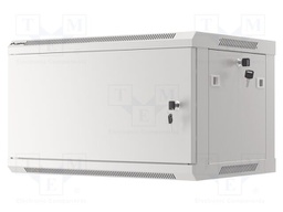 Enclosure: rack cabinet; Standard: 19"; 6U; grey; Z: 450mm; X: 600mm