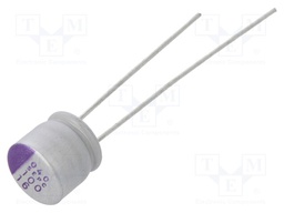 Capacitor: polymer; 100uF; 16VDC; ESR: 24mΩ; SEPC; SMD; ±20%