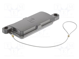 Protection cover; Han® HPR; size 16B; threaded joint,latch