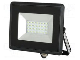 Lamp: LED flood light; 20W; 230VAC; green; 110°; 20000h; CRImin: 70