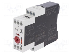 Timer; 0,05s÷60h; DPDT; 250VAC/3A; 24÷240VAC; 24÷48VDC; DIN; IP20