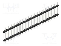 Connector: pin strips; pin header; male; PIN: 36; 2mm; THT; 1x36