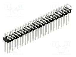 Connector: pin strips; pin header; male; PIN: 50; 2.54mm; THT; 2x25