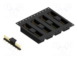 Connector: pin strips; pin header; male; PIN: 14; 2mm; SMT; 1x14
