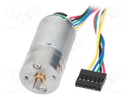 Motor: DC; with encoder,with gearbox; HP; 6VDC; 6A; Shaft: D spring