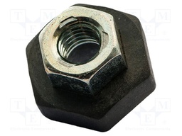 Black; Fuse acces: nut