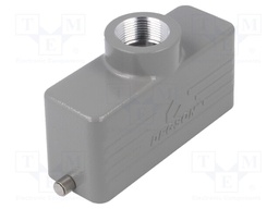 Enclosure: for HDC connectors; size D24B; for cable; for latch